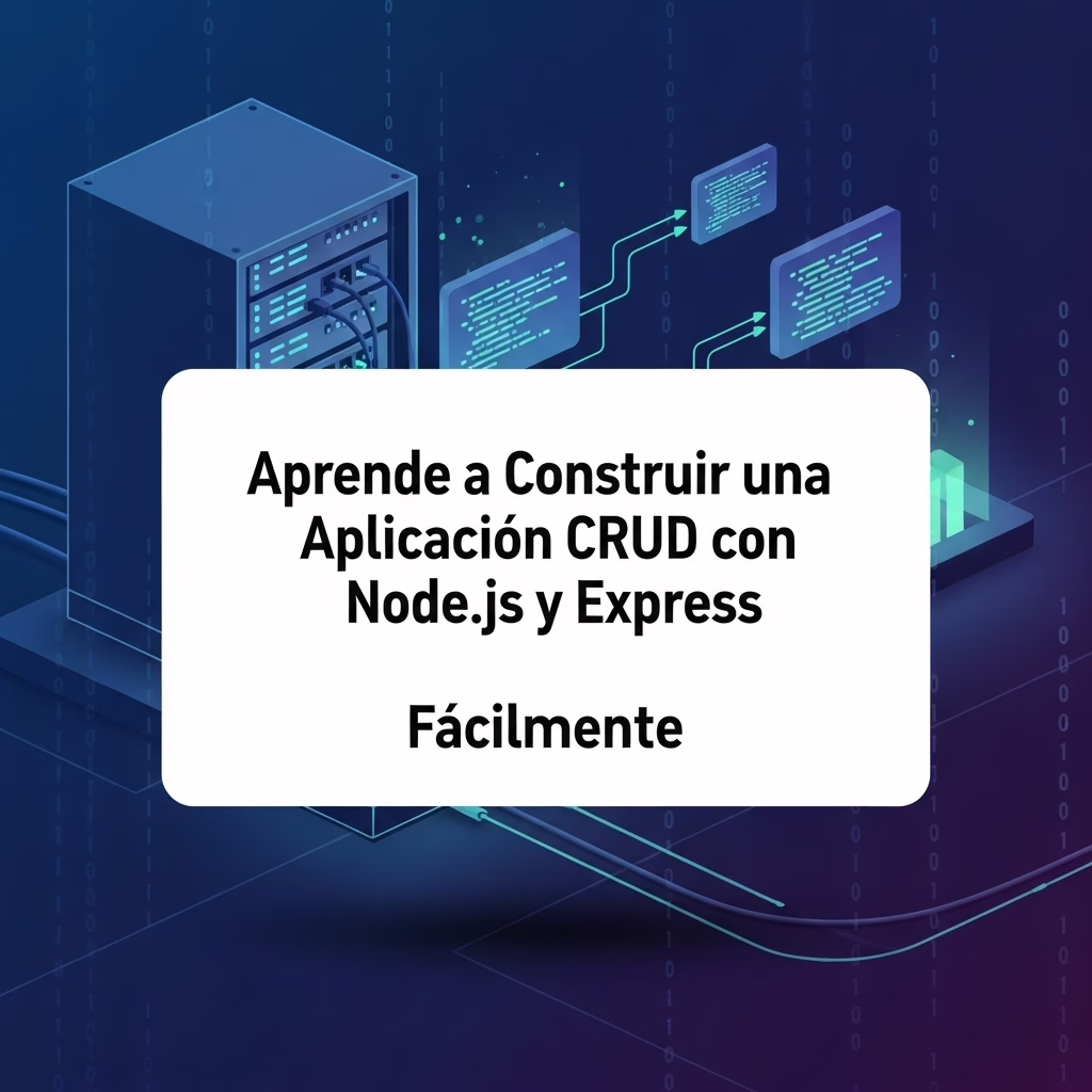 Aprende a Construir una Aplicación CRUD con Node.js y Express Fácilmente