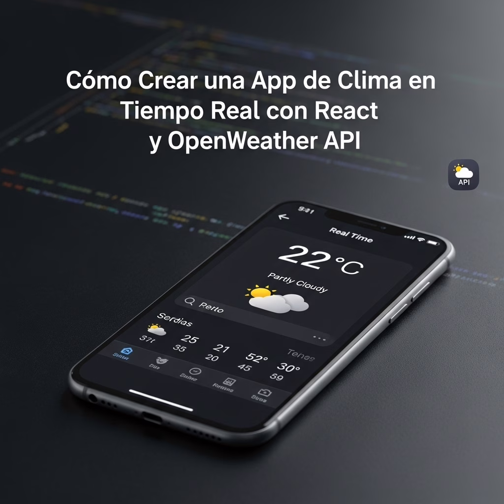 Cómo Crear una App de Clima en Tiempo Real con React y OpenWeather API