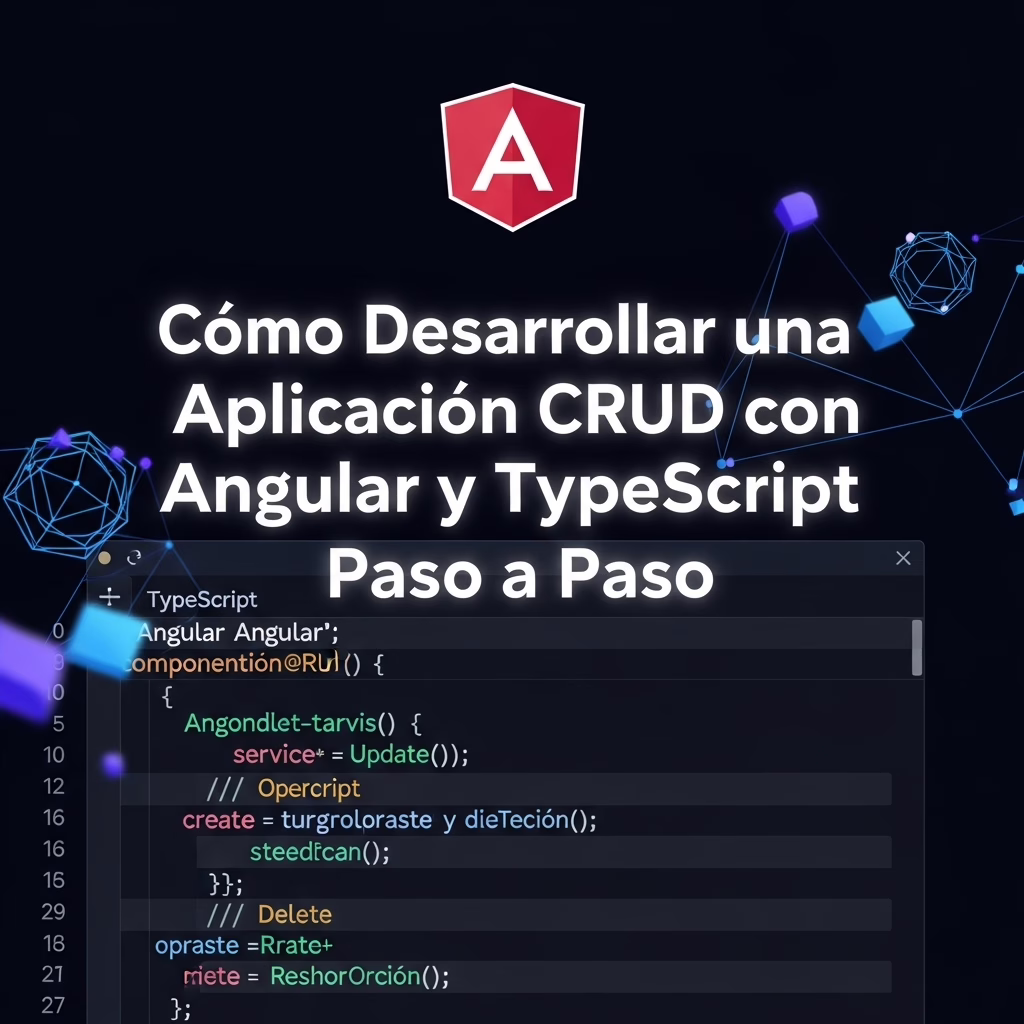 Cómo Desarrollar una Aplicación CRUD con Angular y TypeScript Paso a Paso