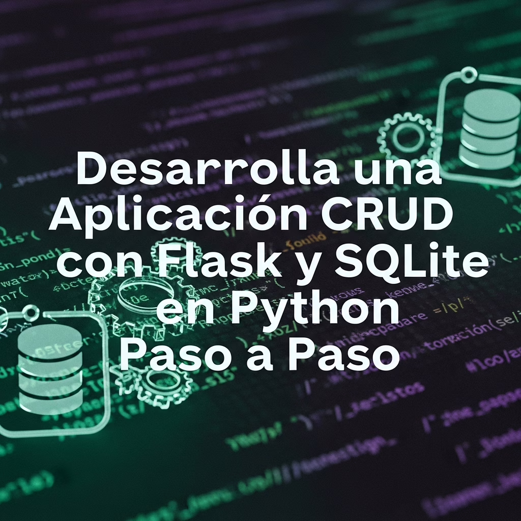 Desarrolla una Aplicación CRUD con Flask y SQLite en Python Paso a Paso