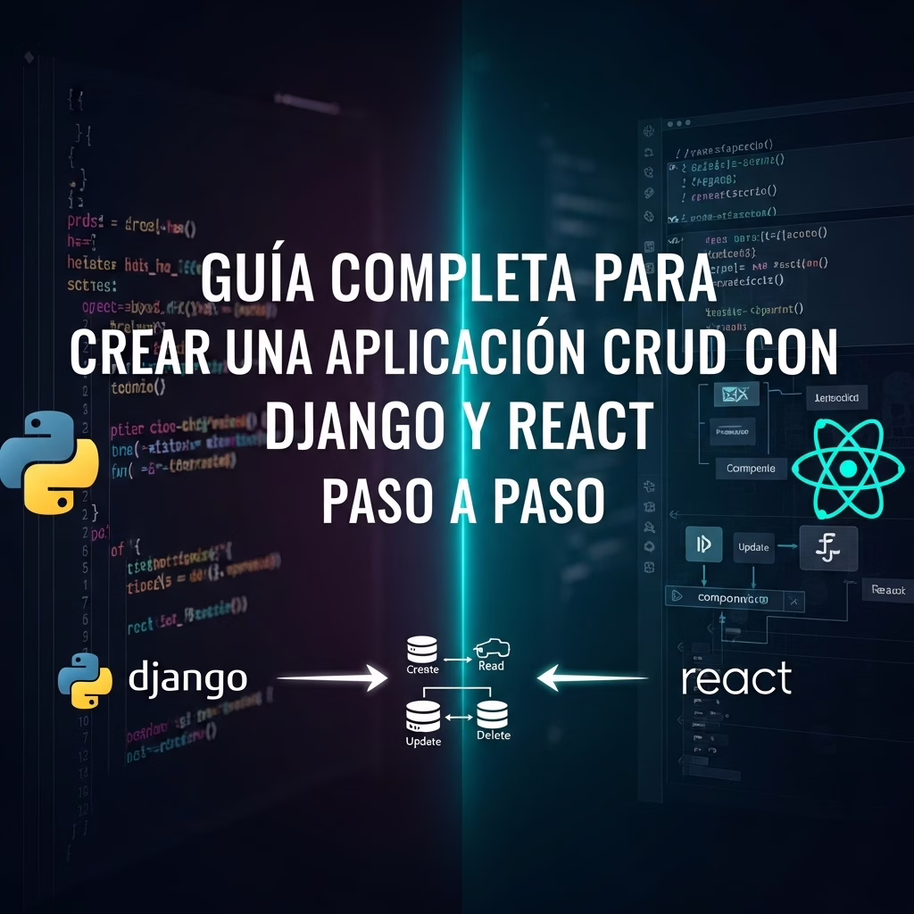 Guía Completa para Crear una Aplicación CRUD con Django y React Paso a Paso
