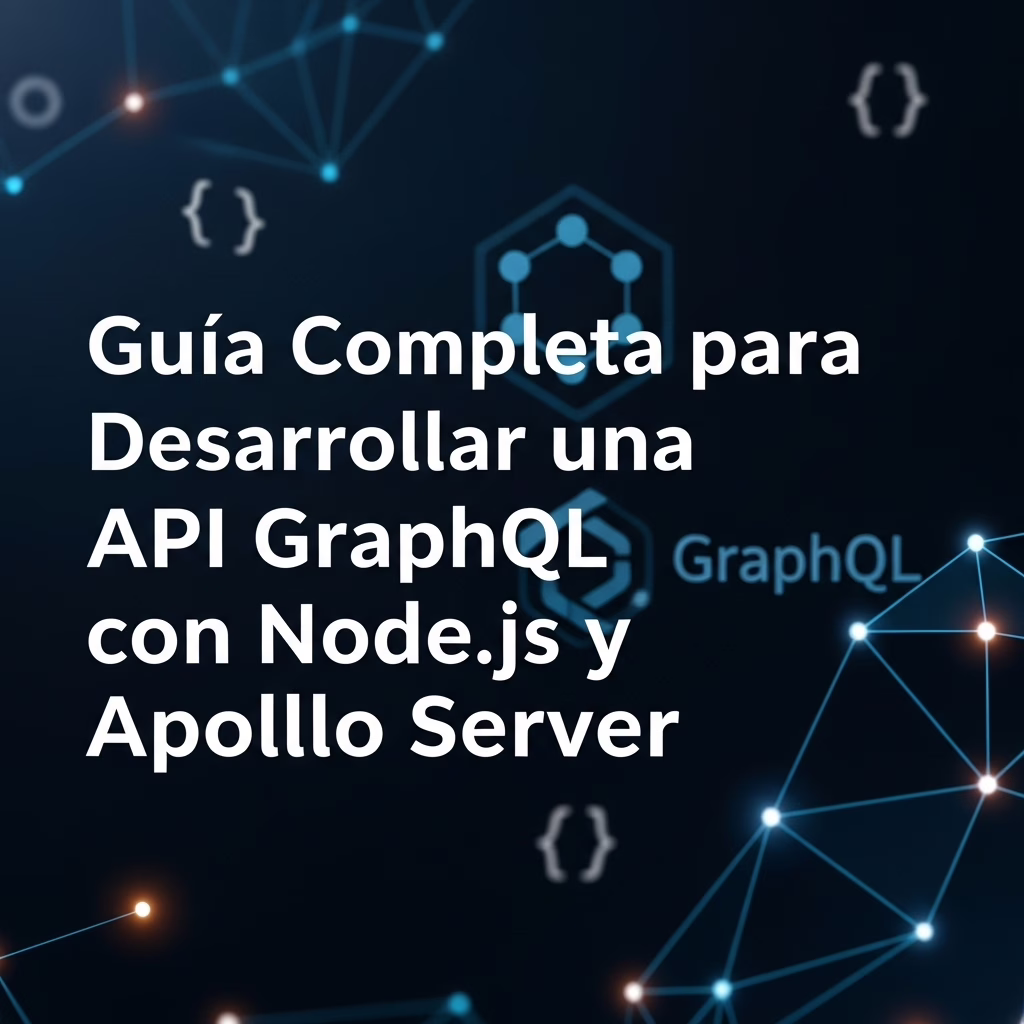 Guía Completa para Desarrollar una API GraphQL con Node.js y Apollo Server