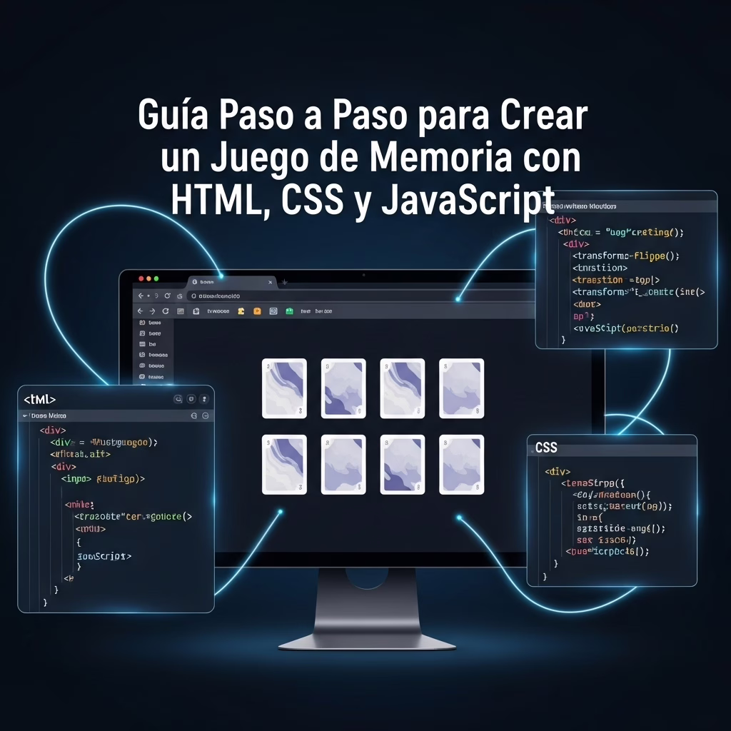 Guía Paso a Paso para Crear un Juego de Memoria con HTML, CSS y JavaScript
