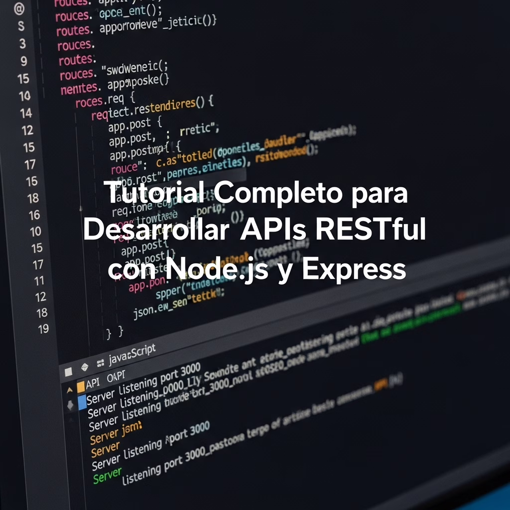 Tutorial Completo para Desarrollar APIs RESTful con Node.js y Express