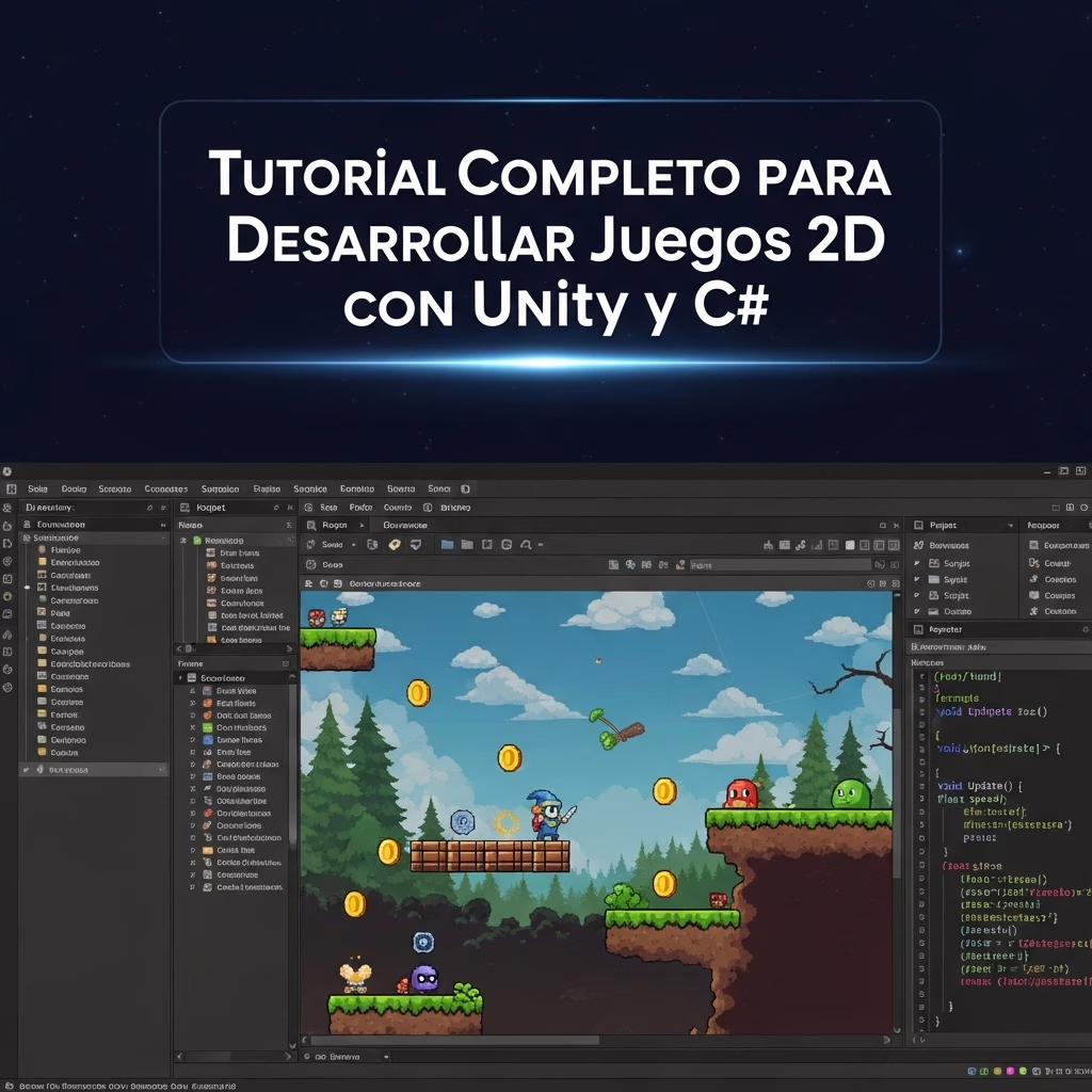 Tutorial Completo para Desarrollar Juegos 2D con Unity y C#