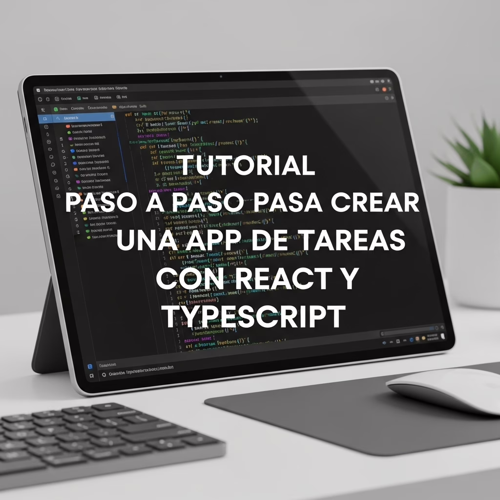 Tutorial Paso a Paso para Crear una App de Tareas con React y TypeScript