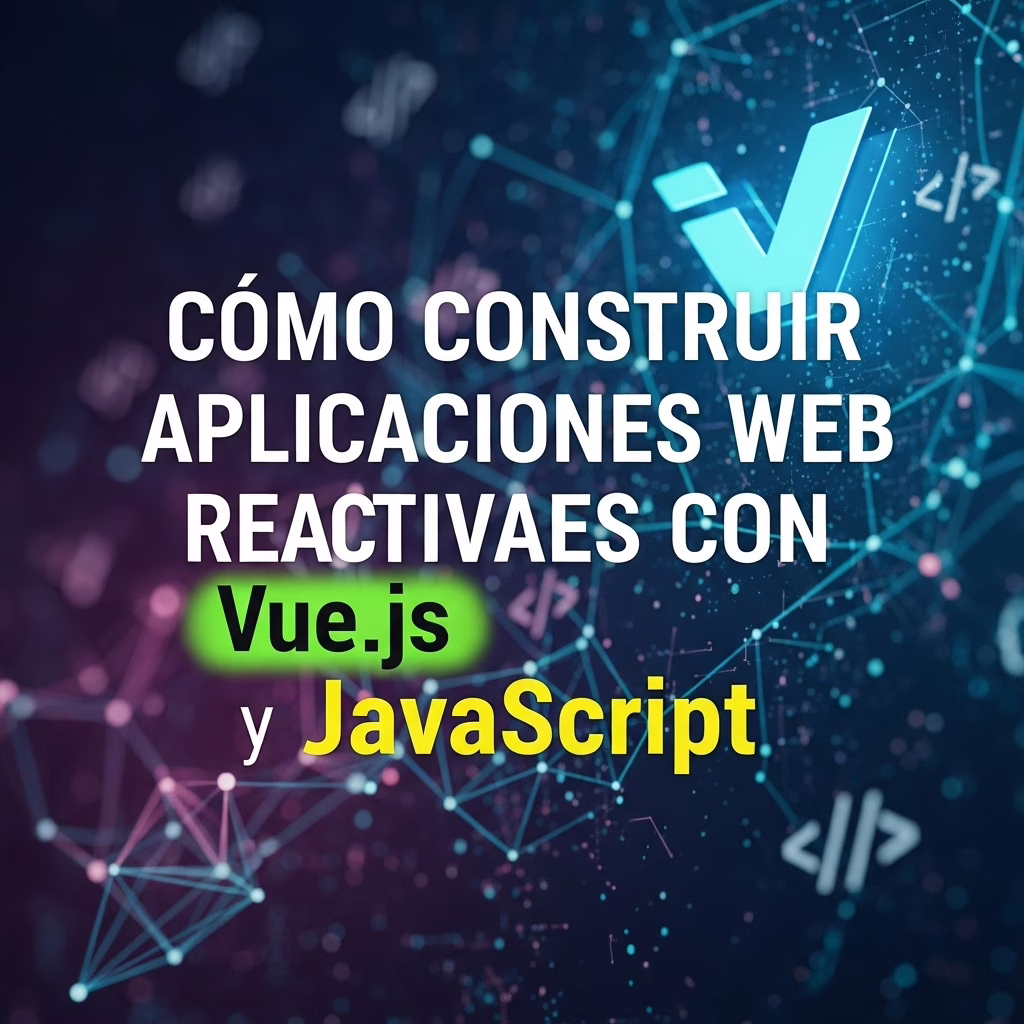 Cómo Construir Aplicaciones Web Reactivas con Vue.js y JavaScript