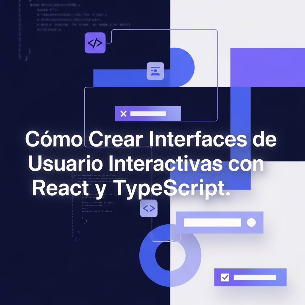 Cómo Crear Interfaces de Usuario Interactivas con React y TypeScript