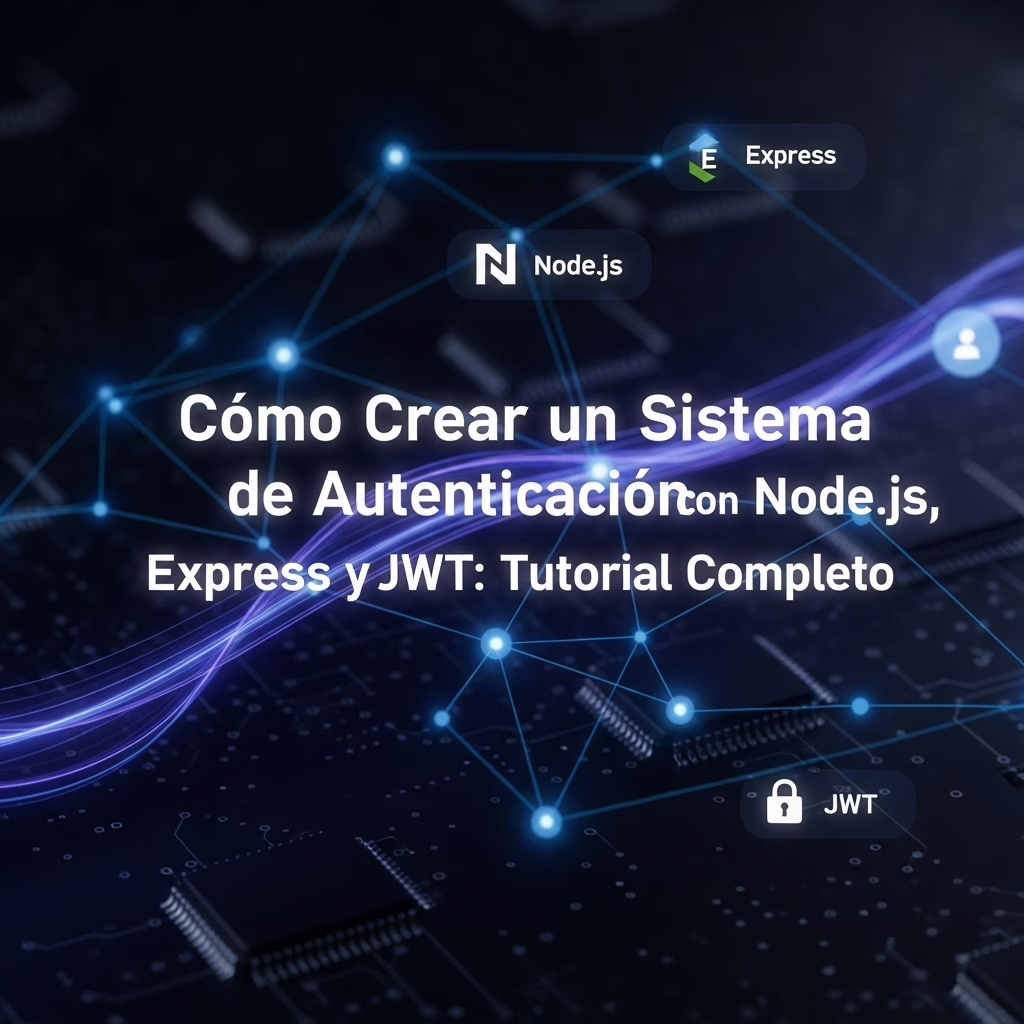 Cómo Crear un Sistema de Autenticación con Node.js, Express y JWT: Tutorial Completo