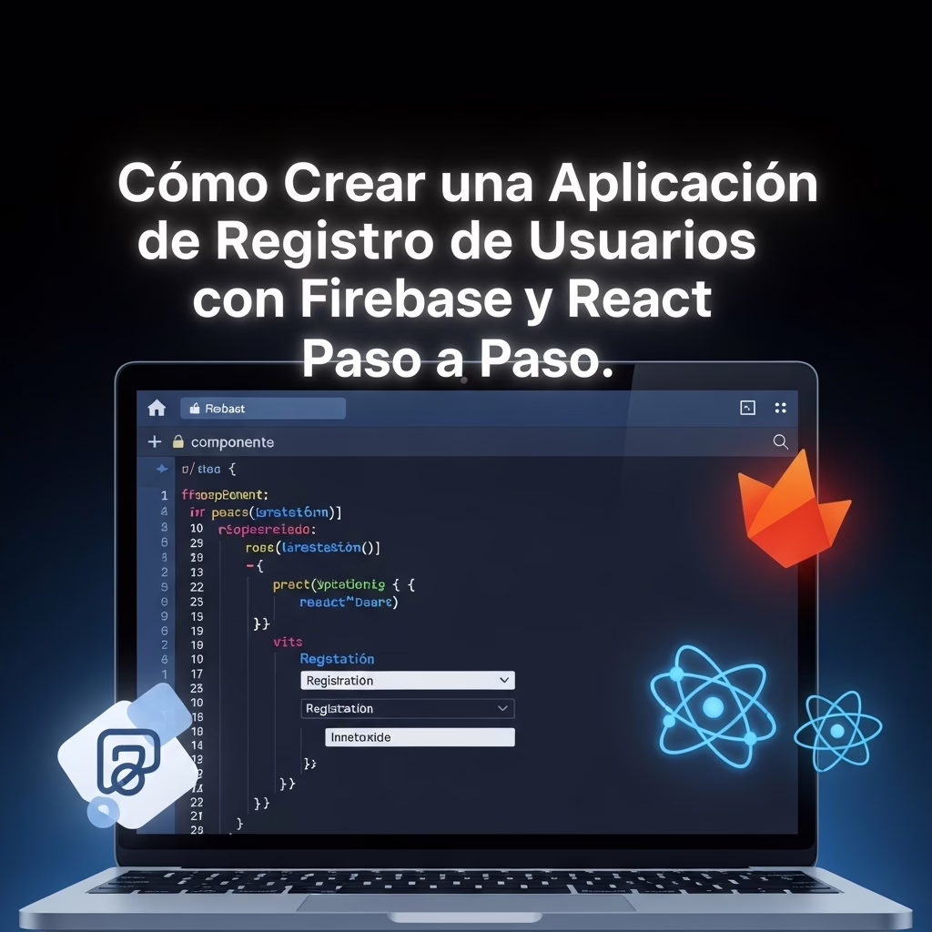 Cómo Crear una Aplicación de Registro de Usuarios con Firebase y React Paso a Paso