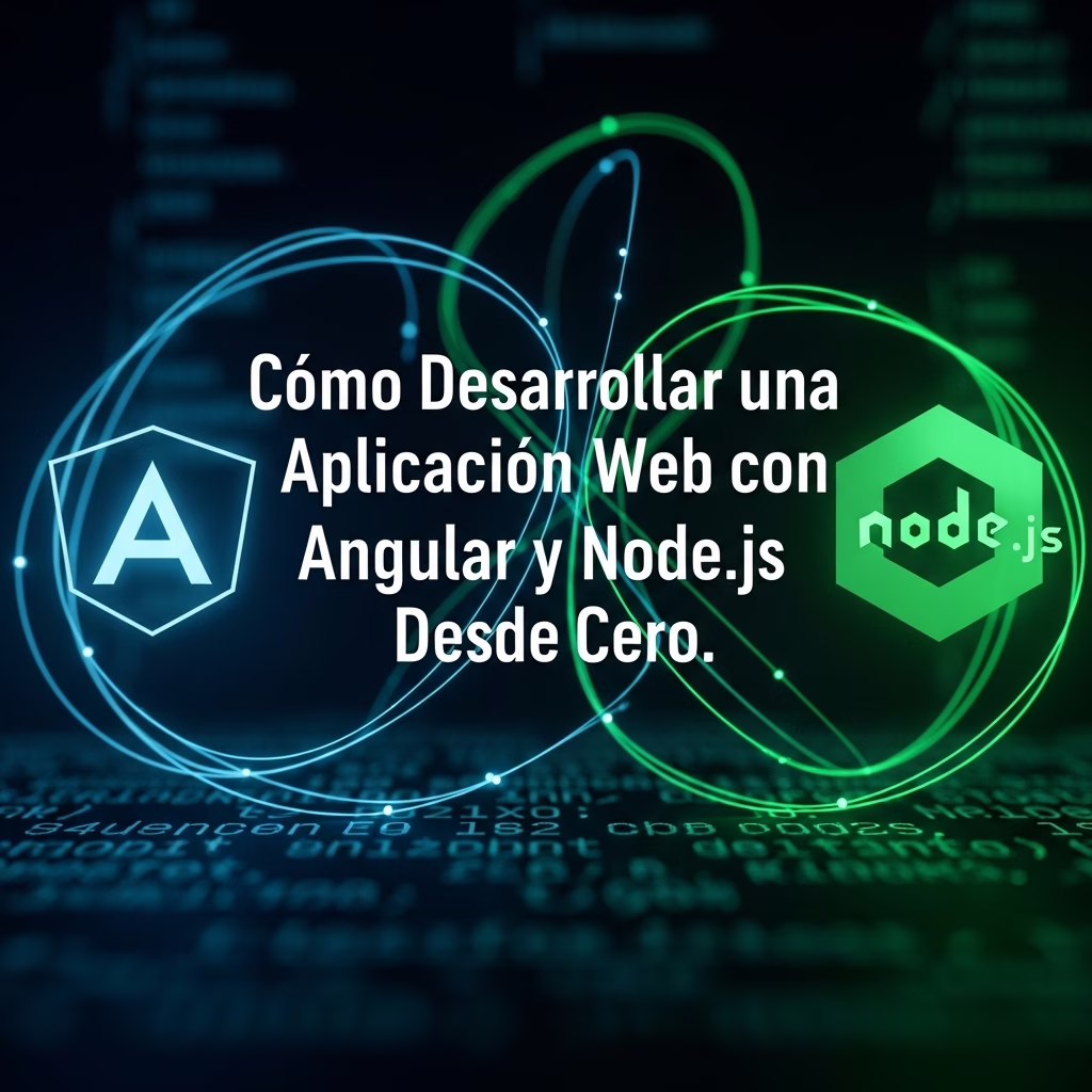 Cómo Desarrollar una Aplicación Web con Angular y Node.js Desde Cero